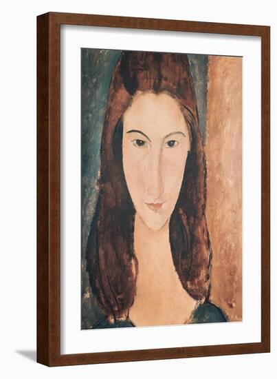 Portrait of a Young Girl-Amedeo Modigliani-Framed Giclee Print