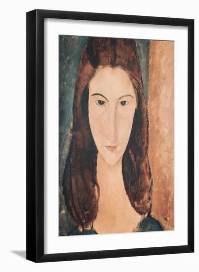 Portrait of a Young Girl-Amedeo Modigliani-Framed Giclee Print