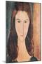 Portrait of a Young Girl-Amedeo Modigliani-Mounted Giclee Print