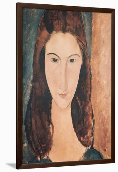 Portrait of a Young Girl-Amedeo Modigliani-Framed Giclee Print