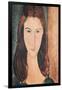 Portrait of a Young Girl-Amedeo Modigliani-Framed Giclee Print