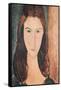 Portrait of a Young Girl-Amedeo Modigliani-Framed Stretched Canvas