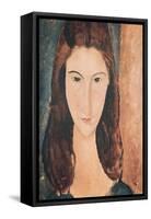 Portrait of a Young Girl-Amedeo Modigliani-Framed Stretched Canvas