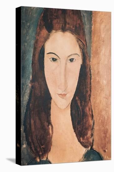 Portrait of a Young Girl-Amedeo Modigliani-Stretched Canvas