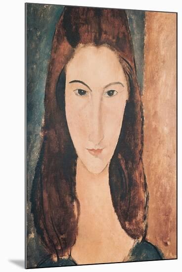 Portrait of a Young Girl-Amedeo Modigliani-Mounted Premium Giclee Print