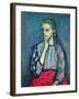 Portrait of a Young Girl-Alexej Von Jawlensky-Framed Giclee Print