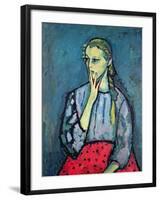 Portrait of a Young Girl-Alexej Von Jawlensky-Framed Giclee Print