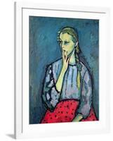 Portrait of a Young Girl-Alexej Von Jawlensky-Framed Giclee Print