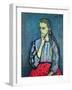 Portrait of a Young Girl-Alexej Von Jawlensky-Framed Giclee Print