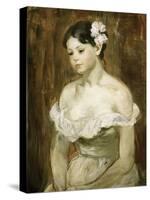 Portrait of a Young Girl-Berthe Morisot-Stretched Canvas