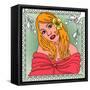Portrait of a Young Girl-UltraPop-Framed Stretched Canvas