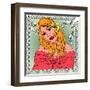 Portrait of a Young Girl-UltraPop-Framed Art Print