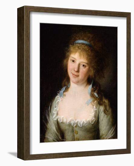 Portrait of a Young Girl-Henri-Pierre Danloux-Framed Art Print