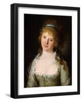 Portrait of a Young Girl-Henri-Pierre Danloux-Framed Art Print