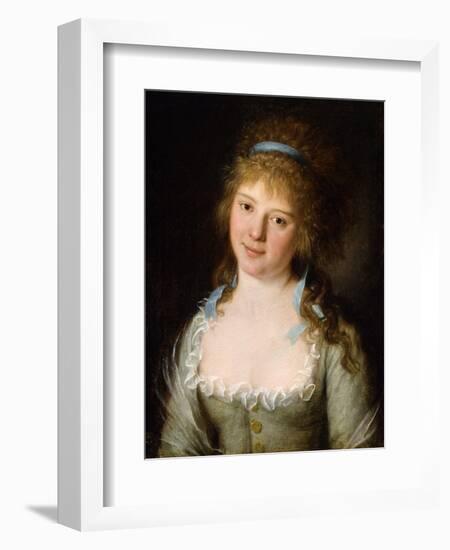 Portrait of a Young Girl-Henri-Pierre Danloux-Framed Art Print