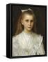 Portrait of a Young Girl-John William Waterhouse-Framed Stretched Canvas