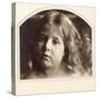 Portrait of a Young Girl-Julia Margaret Cameron-Stretched Canvas