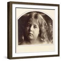 Portrait of a Young Girl-Julia Margaret Cameron-Framed Giclee Print