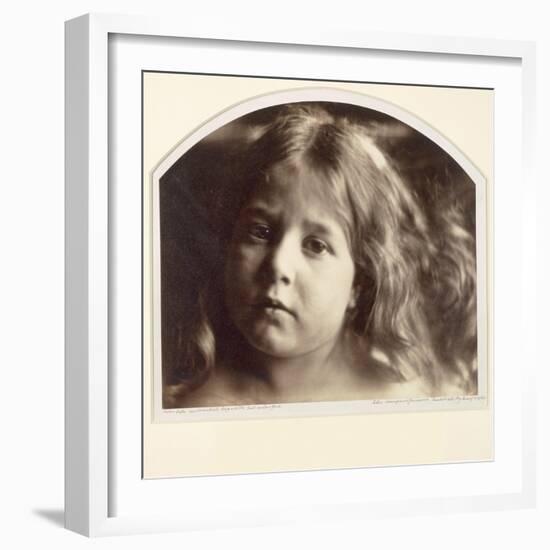 Portrait of a Young Girl-Julia Margaret Cameron-Framed Giclee Print