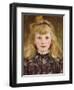 Portrait of a Young Girl-James Charles-Framed Giclee Print