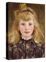 Portrait of a Young Girl-James Charles-Stretched Canvas