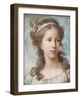 Portrait of a Young Girl-Elisabeth Louise Vigee-LeBrun-Framed Giclee Print