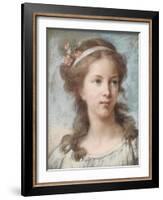 Portrait of a Young Girl-Elisabeth Louise Vigee-LeBrun-Framed Giclee Print