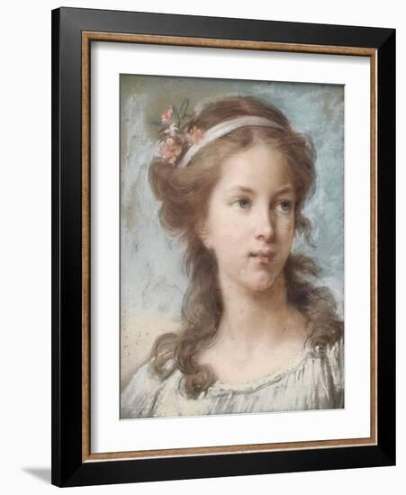 Portrait of a Young Girl-Elisabeth Louise Vigee-LeBrun-Framed Giclee Print