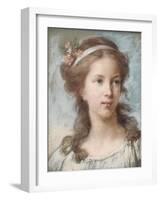 Portrait of a Young Girl-Elisabeth Louise Vigee-LeBrun-Framed Giclee Print