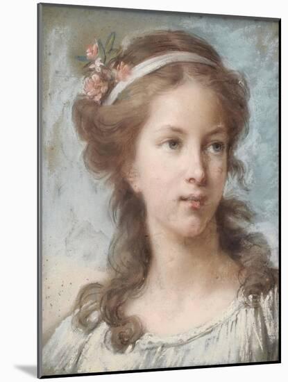 Portrait of a Young Girl-Elisabeth Louise Vigee-LeBrun-Mounted Giclee Print