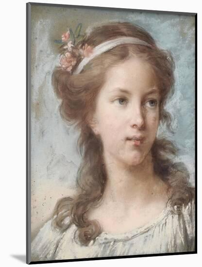 Portrait of a Young Girl-Elisabeth Louise Vigee-LeBrun-Mounted Giclee Print