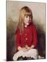 Portrait of a Young Girl-John Everett Millais-Mounted Giclee Print