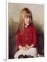 Portrait of a Young Girl-John Everett Millais-Framed Premium Giclee Print