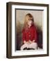 Portrait of a Young Girl-John Everett Millais-Framed Premium Giclee Print