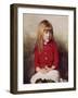 Portrait of a Young Girl-John Everett Millais-Framed Giclee Print