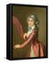 Portrait of a Young Harpist-Adele Romany-Framed Stretched Canvas