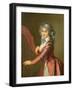 Portrait of a Young Harpist-Adele Romany-Framed Giclee Print