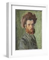 Portrait of a Young Hasidic Jew-Isidor Kaufmann-Framed Giclee Print