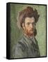 Portrait of a Young Hasidic Jew-Isidor Kaufmann-Framed Stretched Canvas