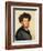 Portrait of a Young Hassidic Jew-Isidor Kaufmann-Framed Art Print