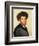 Portrait of a Young Hassidic Jew-Isidor Kaufmann-Framed Art Print