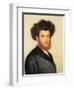 Portrait of a Young Hassidic Jew-Isidor Kaufmann-Framed Art Print