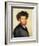 Portrait of a Young Hassidic Jew-Isidor Kaufmann-Framed Art Print