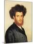 Portrait of a Young Hassidic Jew-Isidor Kaufmann-Mounted Art Print