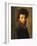 Portrait of a Young Hassidic Jew-Isidor Kaufmann-Framed Art Print