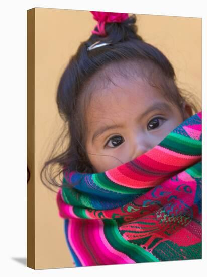 Portrait of a Young Indian Girl, Cusco, Peru-Keren Su-Stretched Canvas