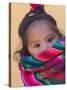 Portrait of a Young Indian Girl, Cusco, Peru-Keren Su-Stretched Canvas