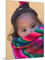 Portrait of a Young Indian Girl, Cusco, Peru-Keren Su-Mounted Photographic Print