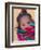 Portrait of a Young Indian Girl, Cusco, Peru-Keren Su-Framed Photographic Print