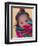 Portrait of a Young Indian Girl, Cusco, Peru-Keren Su-Framed Photographic Print